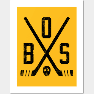 BOS Retro Sticks - Yellow Posters and Art